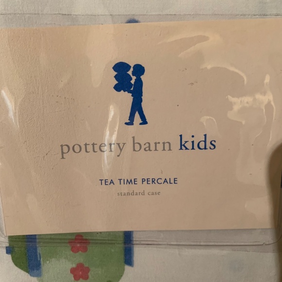 Pottery Barn Kids Tea Time Percale Standard Pillowcases - Picture 3 of 5